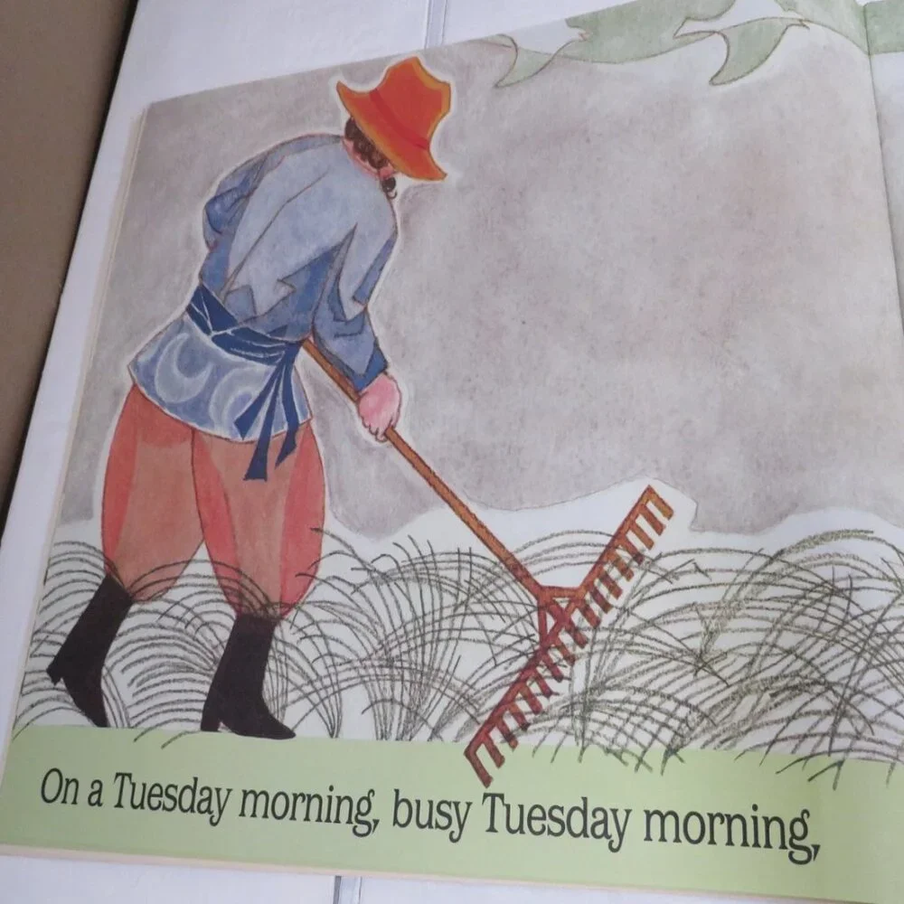 Busy Monday Morning BIG BOOK (almost 2 feet tall) with (2) student story books